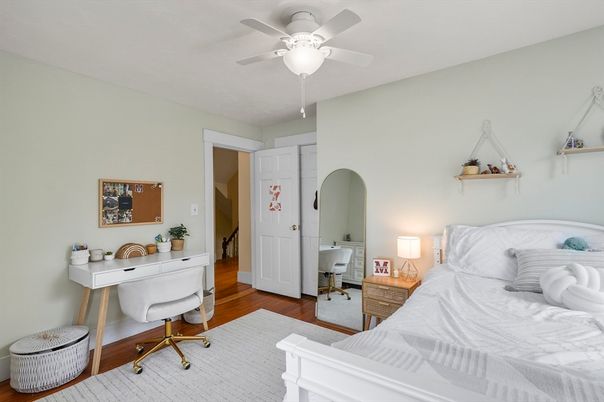 Bedroom, Interior, Wood Texture Flooring