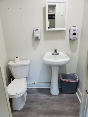 Bathroom, Free Standing Baths, Interior, Wood Texture Flooring