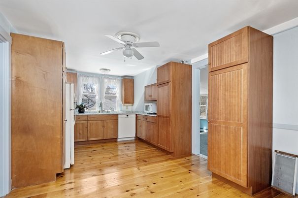 Interior, Kitchen, Wood Texture Flooring