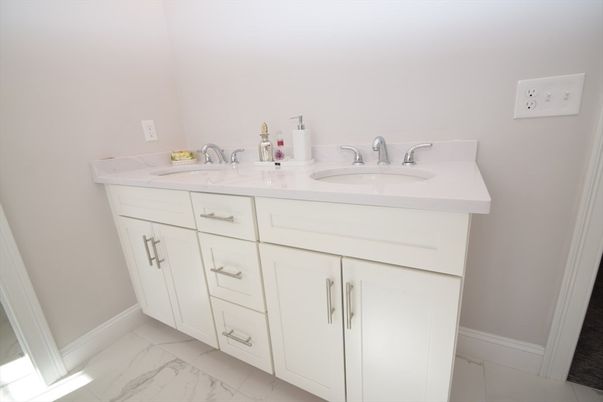 Bathroom, Dual Sink Vanities, Interior, Marble