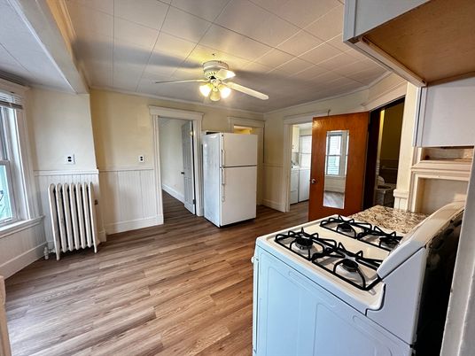 Interior, Kitchen, Wood Texture Flooring
