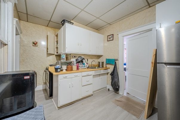 Interior, Kitchen, Wood Texture Flooring