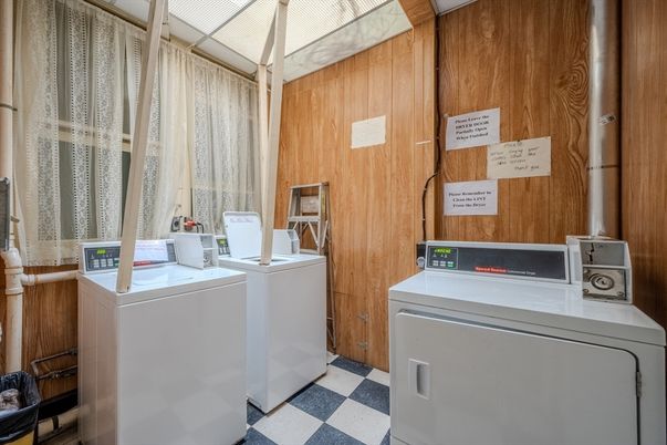 Interior, Washer, Wooden Walls