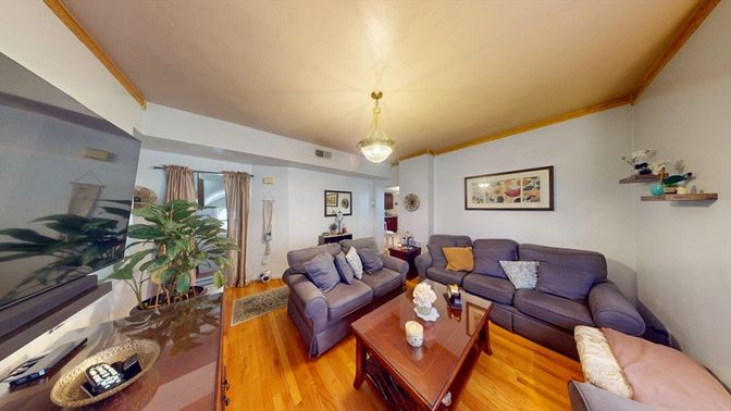 Interior, Living room, Pendant Lights, Wood Texture Flooring