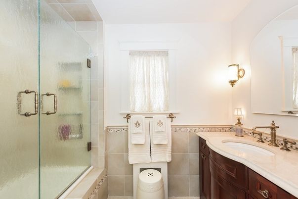 Bathroom, Glass Shower, Interior