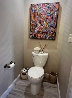 Bathroom, Interior, Wood Texture Flooring