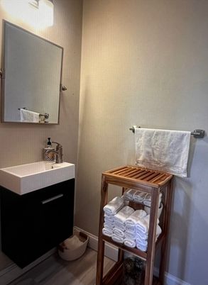 Bathroom, Interior, Wood Texture Flooring
