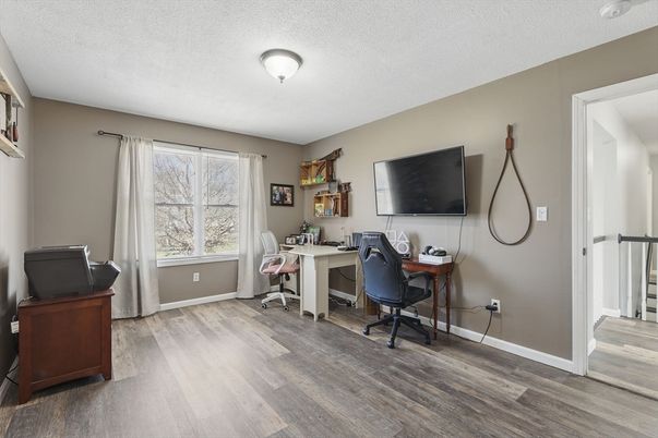 Home Office, Interior, Wood Texture Flooring