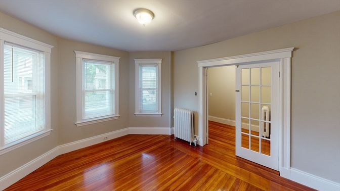 Empty room, Interior, Wood Texture Flooring