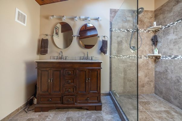 Bathroom, Glass Shower, Interior