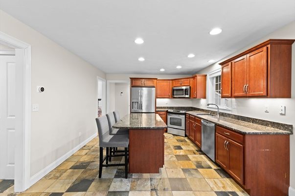 Interior, Kitchen, Recessed Lighting, Stainless Steel Appliances