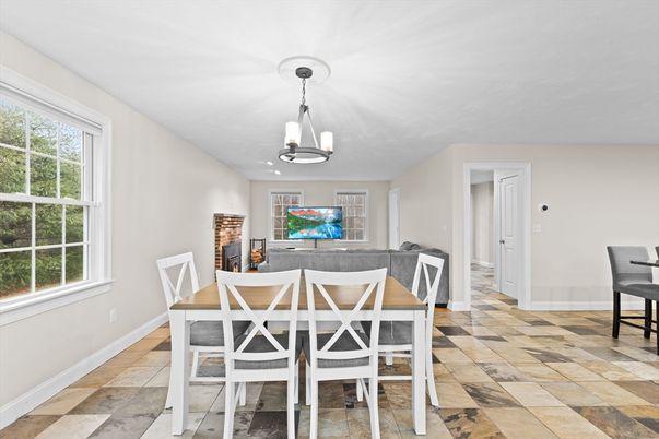 Dining room, Interior, Pendant Lights
