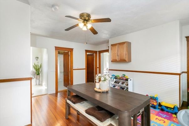 Dining room, Interior, Wood Texture Flooring