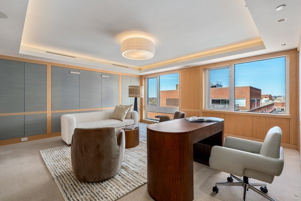 Home Office, Interior, Recessed Lighting
