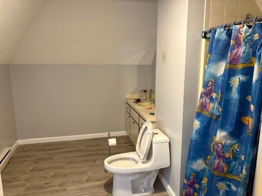 Bathroom, Interior, Wood Texture Flooring