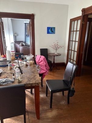 Dining room, Interior, Wood Texture Flooring