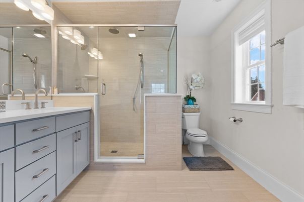 Bathroom, Glass Shower, Interior