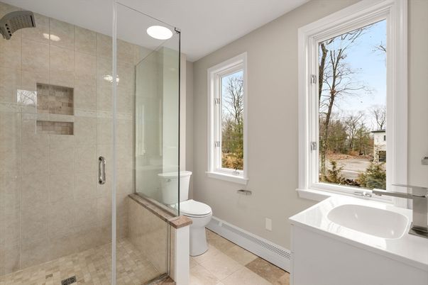 Bathroom, Glass Shower, Interior