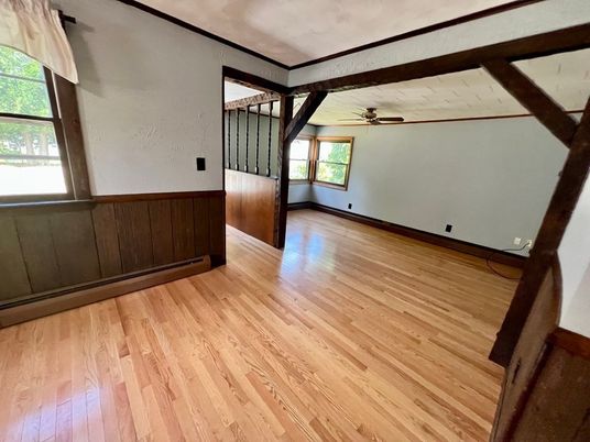 Empty room, Interior, Wood Texture Flooring