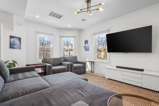 Interior, Living room, Recessed Lighting