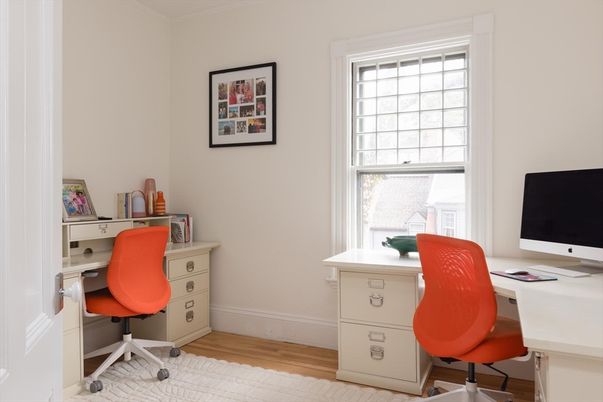 Home Office, Interior, Wood Texture Flooring