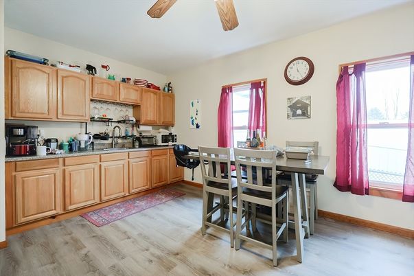 Dining room, Interior, Kitchen, Wood Texture Flooring