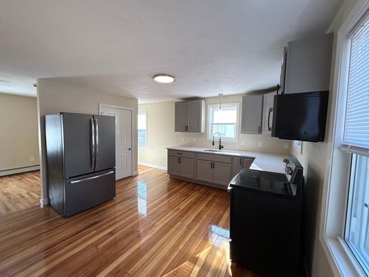 Interior, Kitchen, Wood Texture Flooring