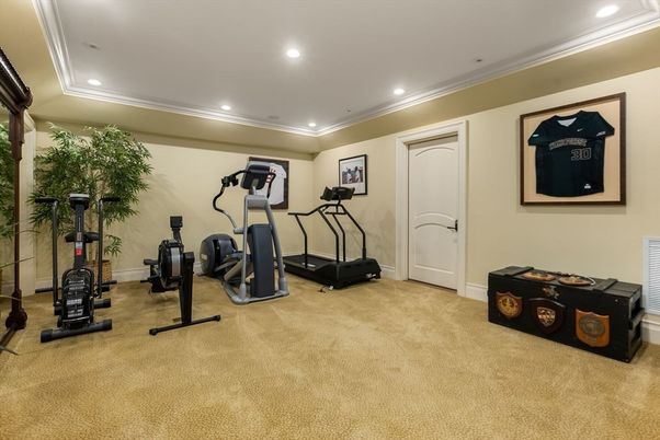 Fitness Equipment, Interior, Recessed Lighting