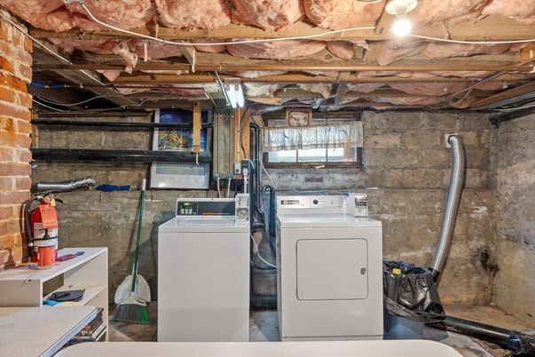 Interior, Stone Walls, Utility Closets, Washer