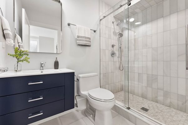 Bathroom, Glass Shower, Interior