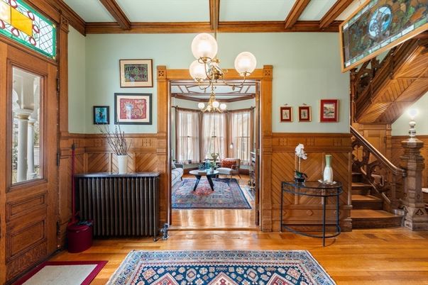 Chandelier, Interior, Living room, Pendant Lights, Wood Texture Flooring, Wooden Walls