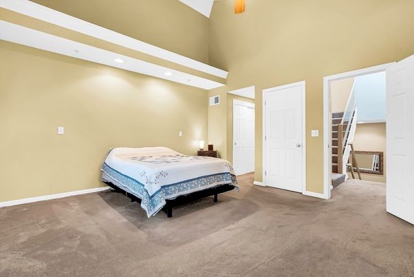 Bedroom, Interior, Recessed Lighting