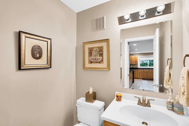 Bathroom, Interior, Recessed Lighting