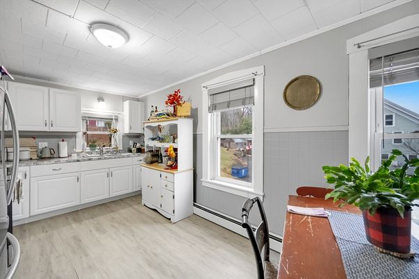 Interior, Kitchen, Wood Texture Flooring