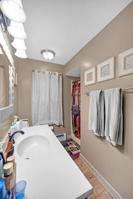 Bathroom, Interior, Wood Texture Flooring
