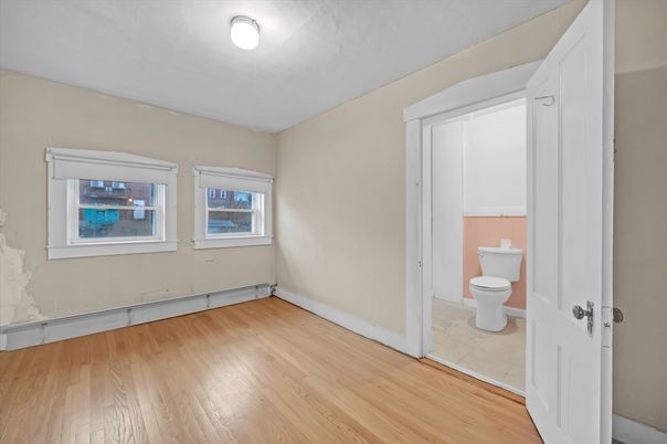 Bathroom, Empty room, Interior, Wood Texture Flooring