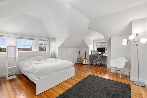 Bedroom, Home Office, Interior, Wood Texture Flooring