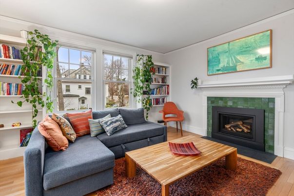Fireplace, Interior, Living room, Wood Texture Flooring
