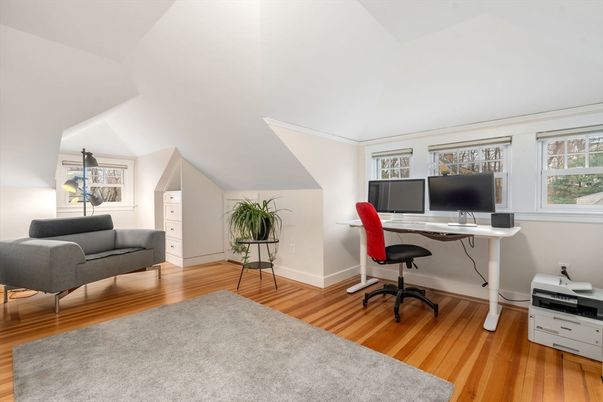 Home Office, Interior, Wood Texture Flooring