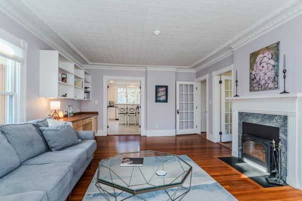 Fireplace, Interior, Living room, Wood Texture Flooring