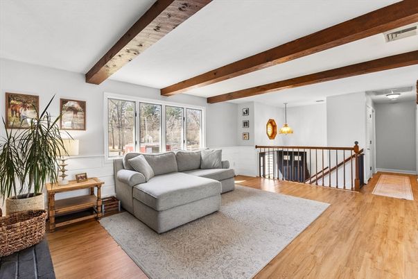 Interior, Pendant Lights, Wooden Beams, Wood Texture Flooring