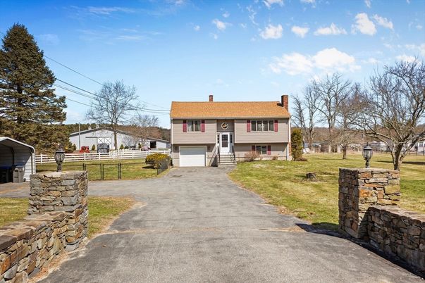 Attached, Backyard, Exterior, Facade, Raised Ranch
