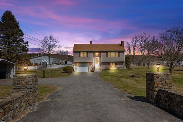 Attached, Backyard, Exterior, Facade, Raised Ranch