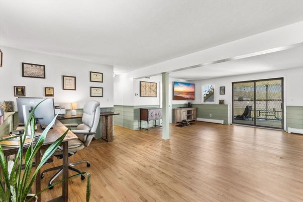 Home Office, Interior, Wood Texture Flooring