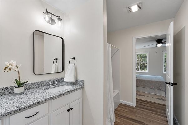 Bathroom, Bedroom, Interior, Wood Texture Flooring