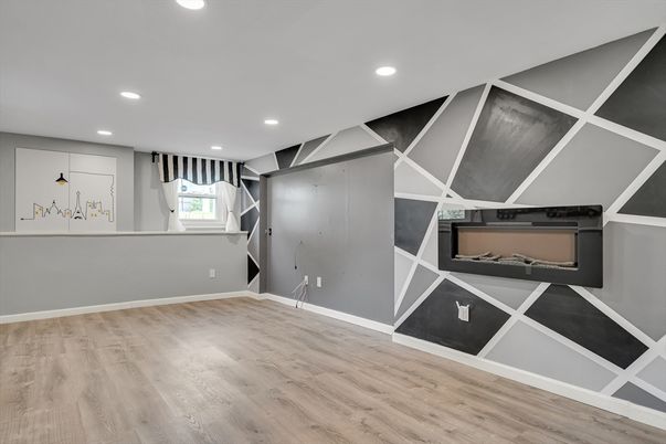 Interior, Recessed Lighting, Wood Texture Flooring