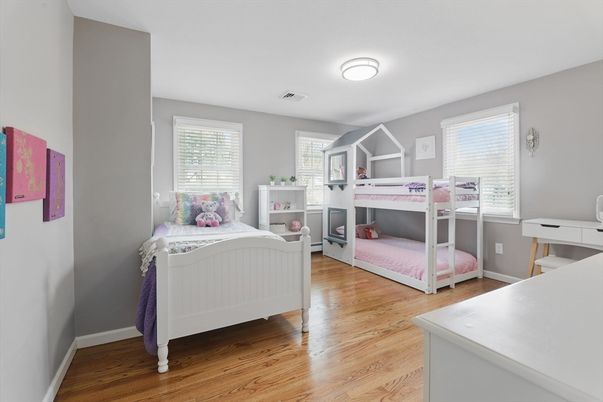 Bedroom, Interior, Wood Texture Flooring