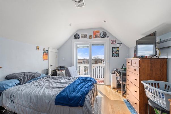 Bedroom, Home Office, Interior, Wood Texture Flooring