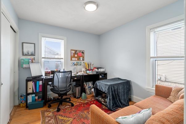 Home Office, Interior, Wood Texture Flooring