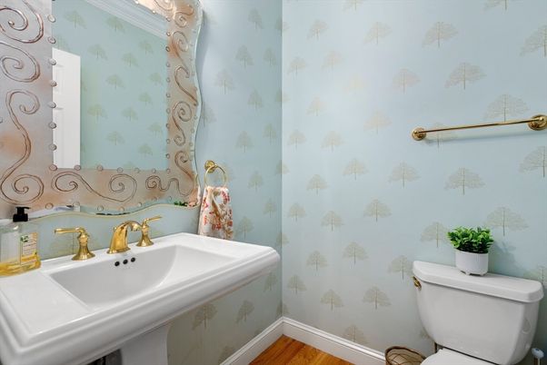 Bathroom, Interior, Wood Texture Flooring
